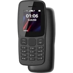 106 Dual Sim Mobile Phone, Black