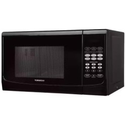 agnes hamlin TORNADO Microwave Solo 28 Liter 900 Watt 6 Menus Black TMD-28S-BK