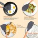 VIVAYO Silicone Cooking Utensil Kitchen Utensils Set, 12 Pieces Silicone Kitchen Utensil Wooden Handles, Kitchen Spatula Sets with Holder Spoon Turner Tongs,Mint Green
